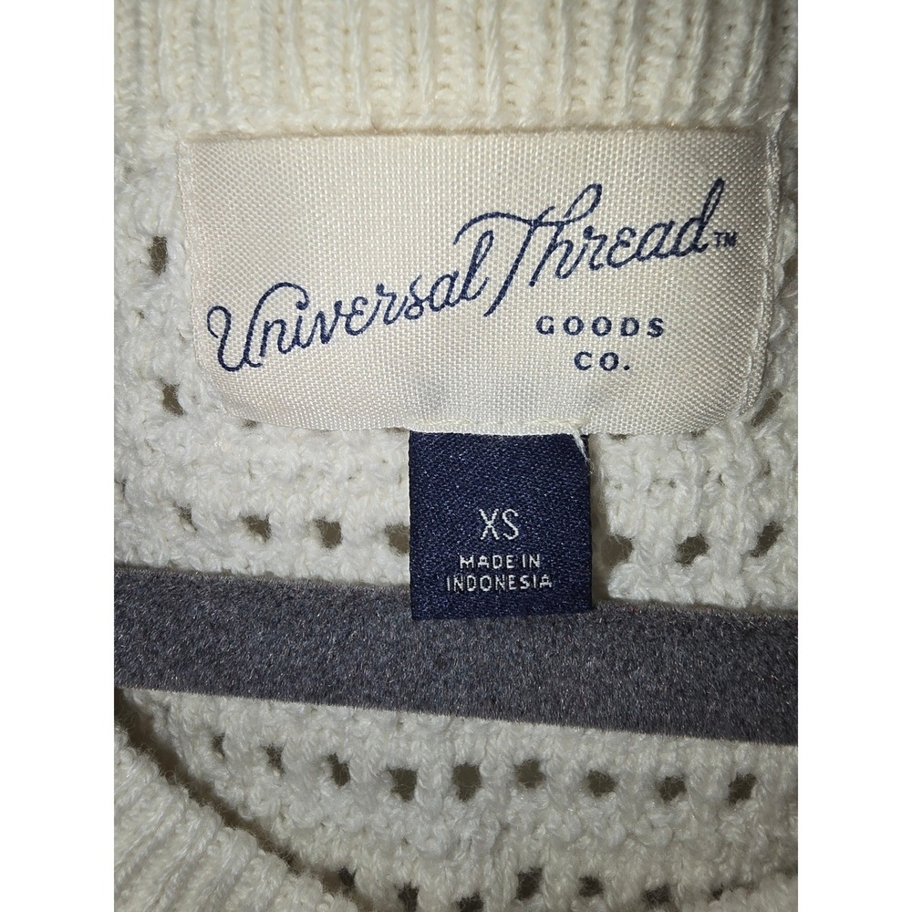 Universal Threads crochet maxi dress cream & black lined with slip dress sz XS‎ - Picture 4 of 9